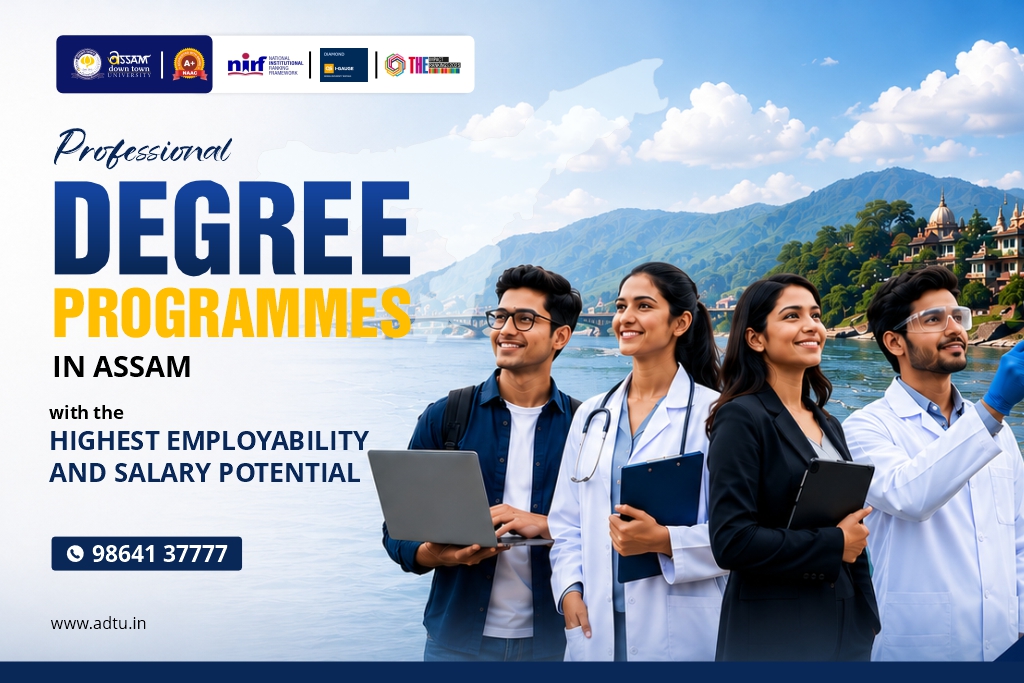 Professional Degree Programmes in Assam with the H...