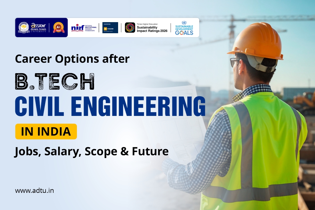 Career Options after B.Tech Civil Engineering in I...
