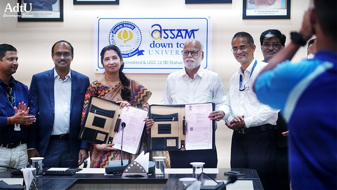 Assam down town University Partners with...