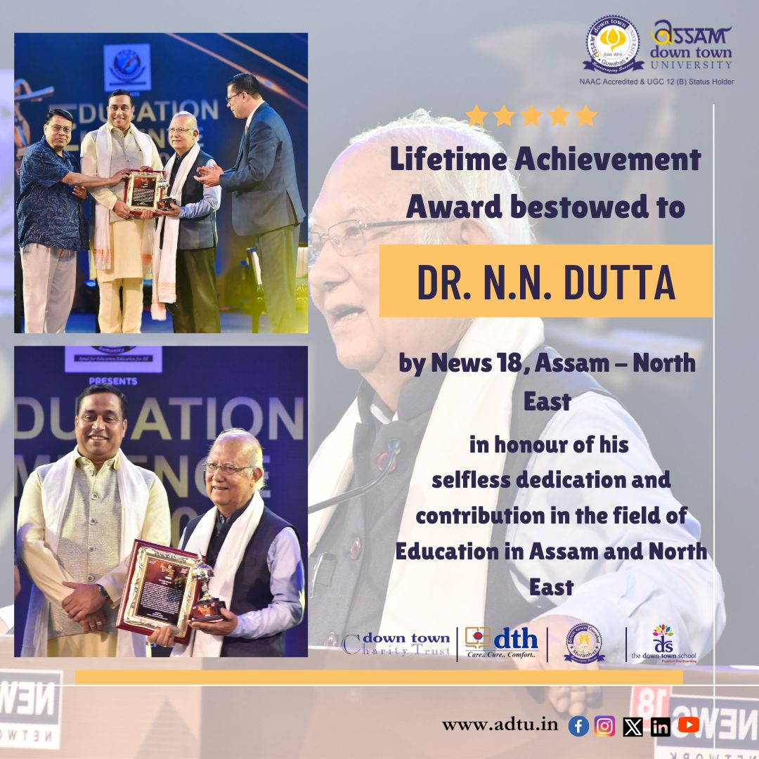 Dr. N.N. Dutta Receives Lifetime Achievement Award...