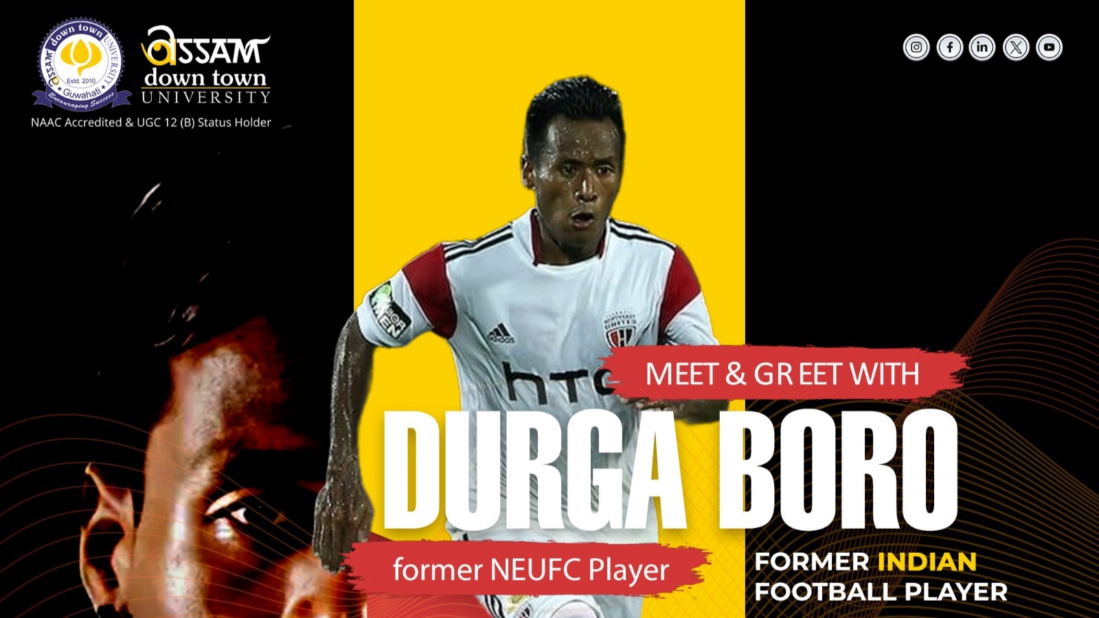 Football Legend Durga Boro to Host Exclusive Inter...