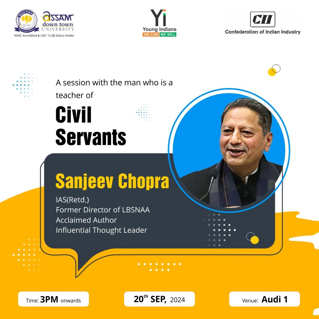 Join Sanjeev Chopra, IAS (Retd.), for an insightfu...