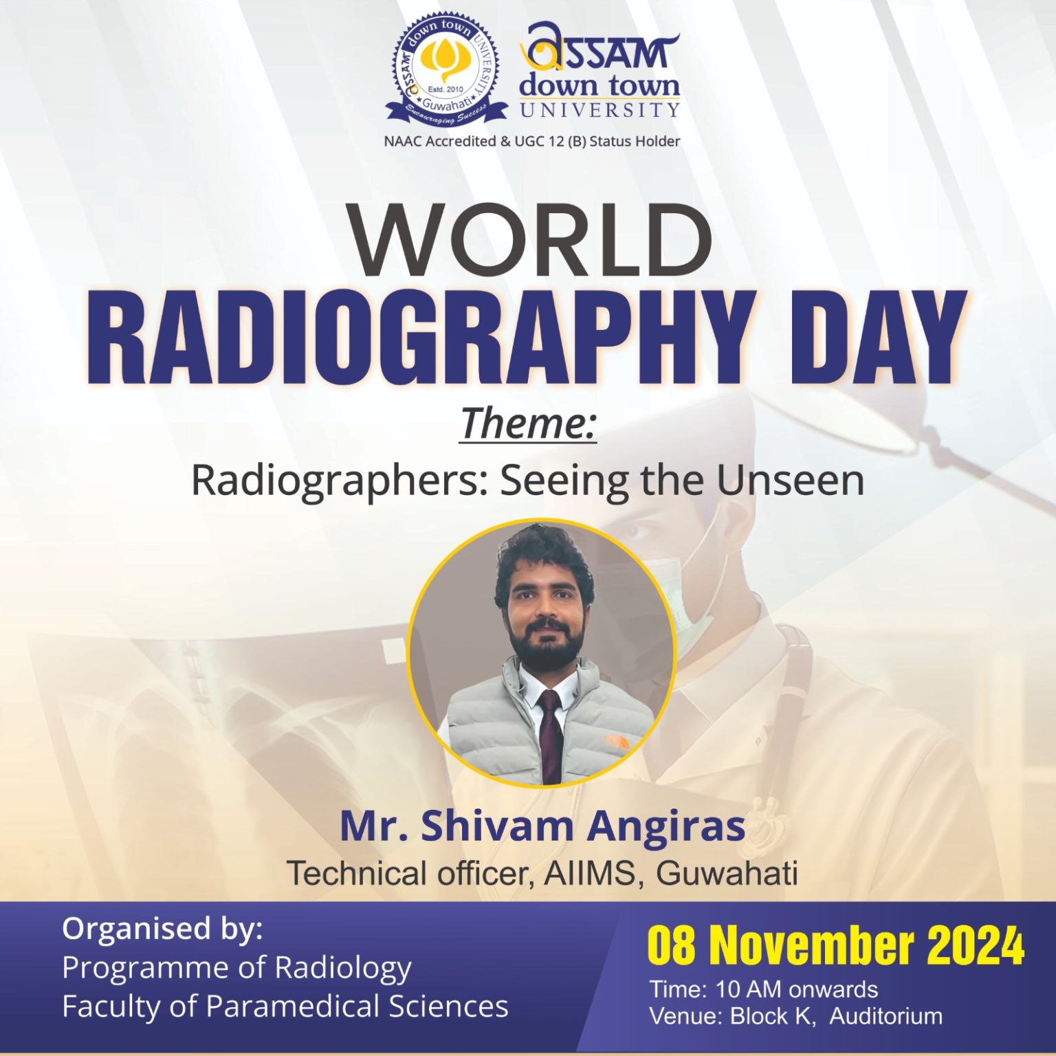 Join World Radiography Day celebration with Mr. Sh...