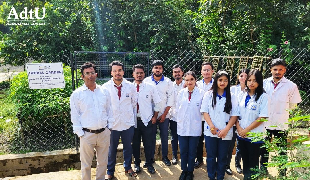 B.Pharm Students at Assam down town University Exp...