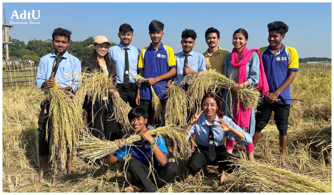 B.Sc. Agriculture students begin Ketekijoha rice h...