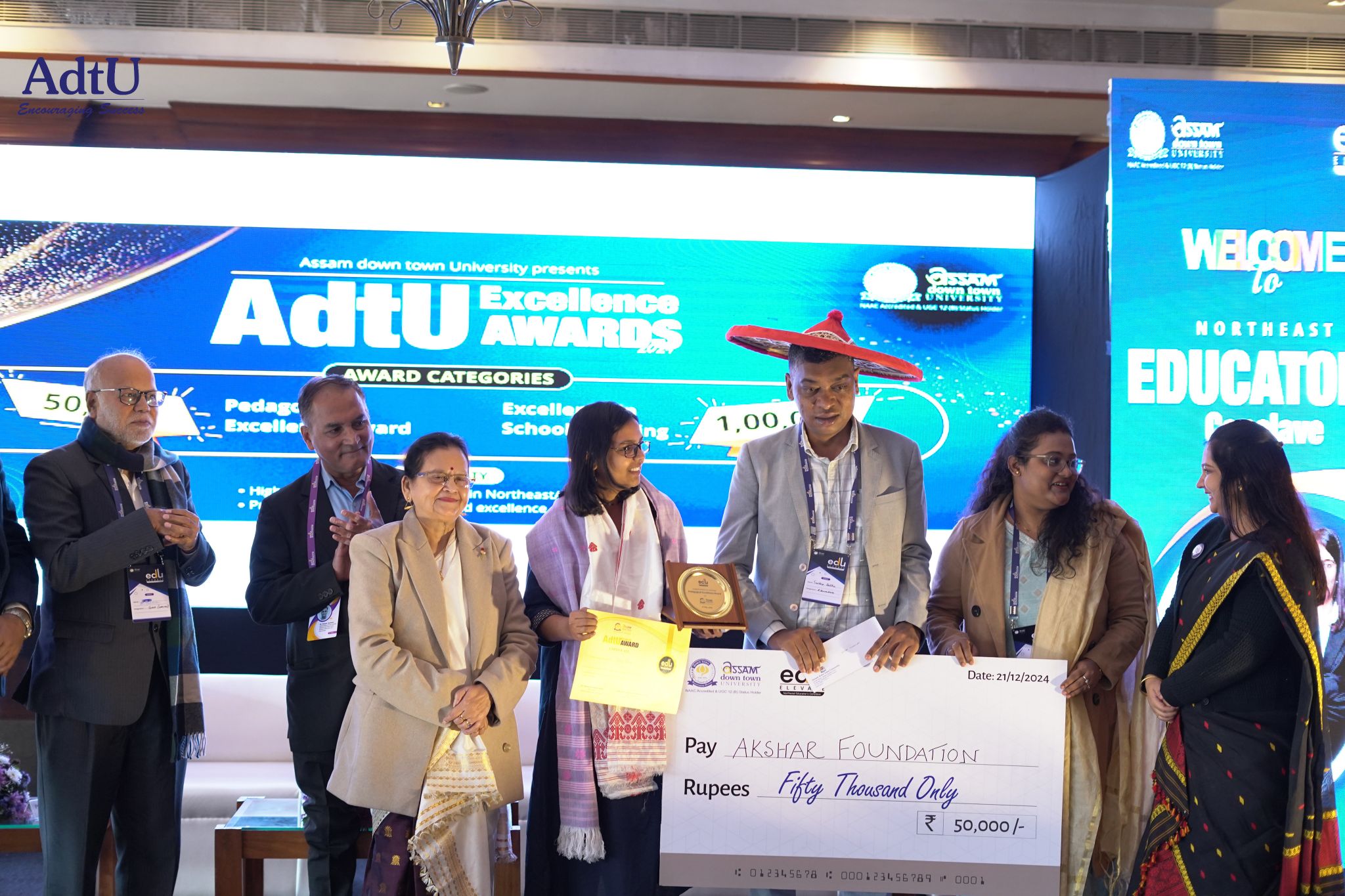 Akshar Foundation wins AdtU Pedagogical Excellence...