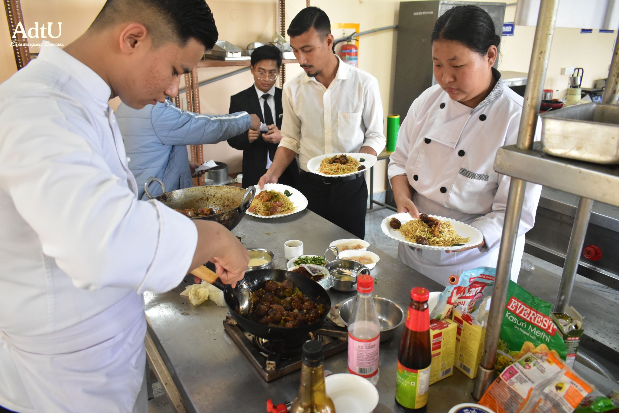 Assam down town University Launches Pop-up Kitchen...