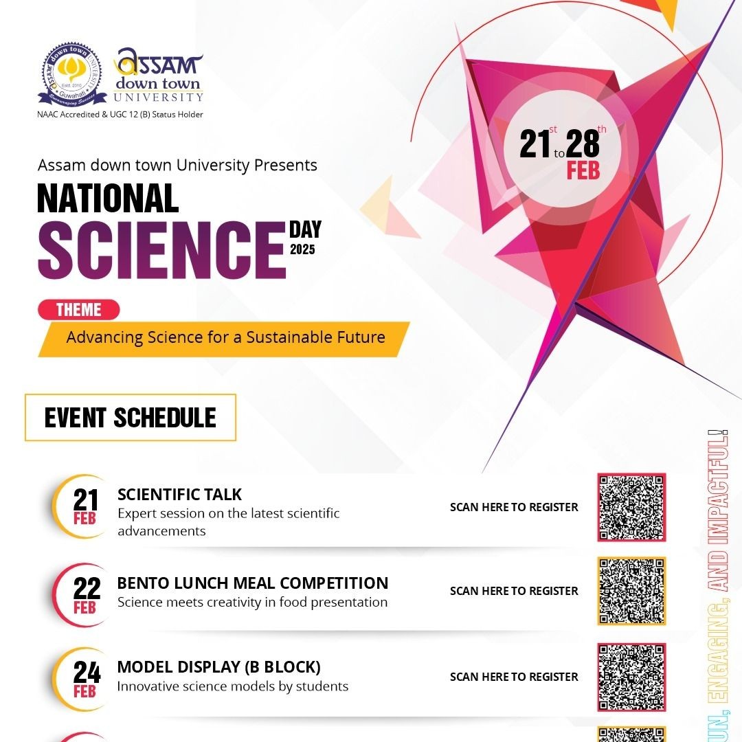 AdtU Presents National Science Day 2025 from 21st ...