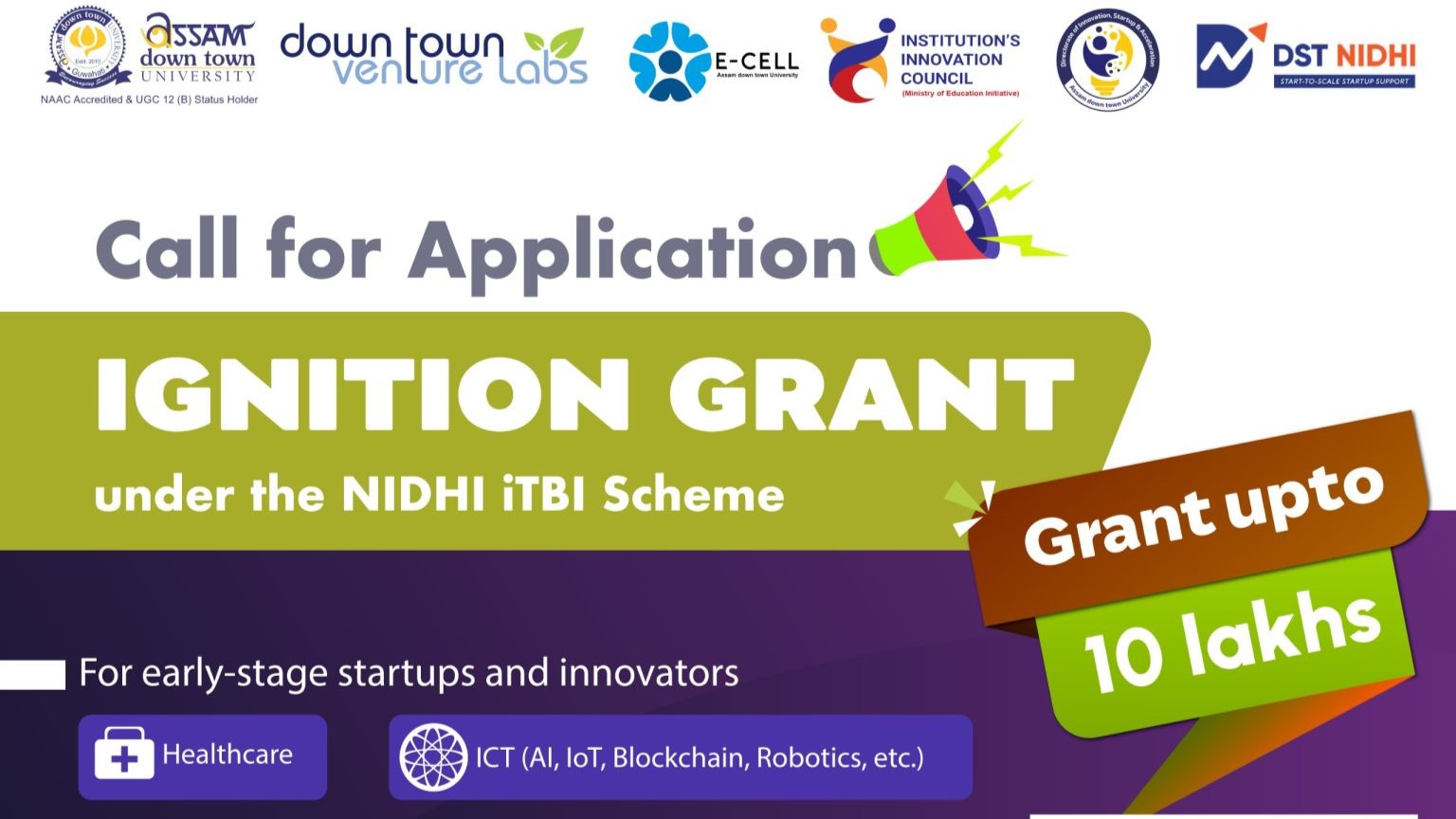 Calling All Startups building Healthcare and ICT b...