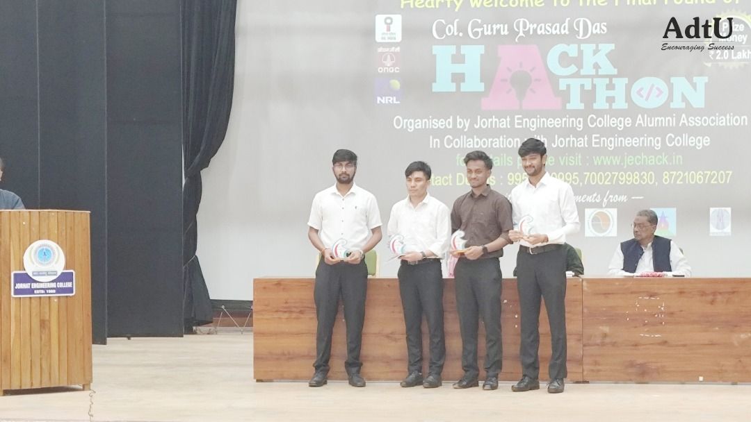 AdtU students win 2nd place at Col. GPD Hackathon