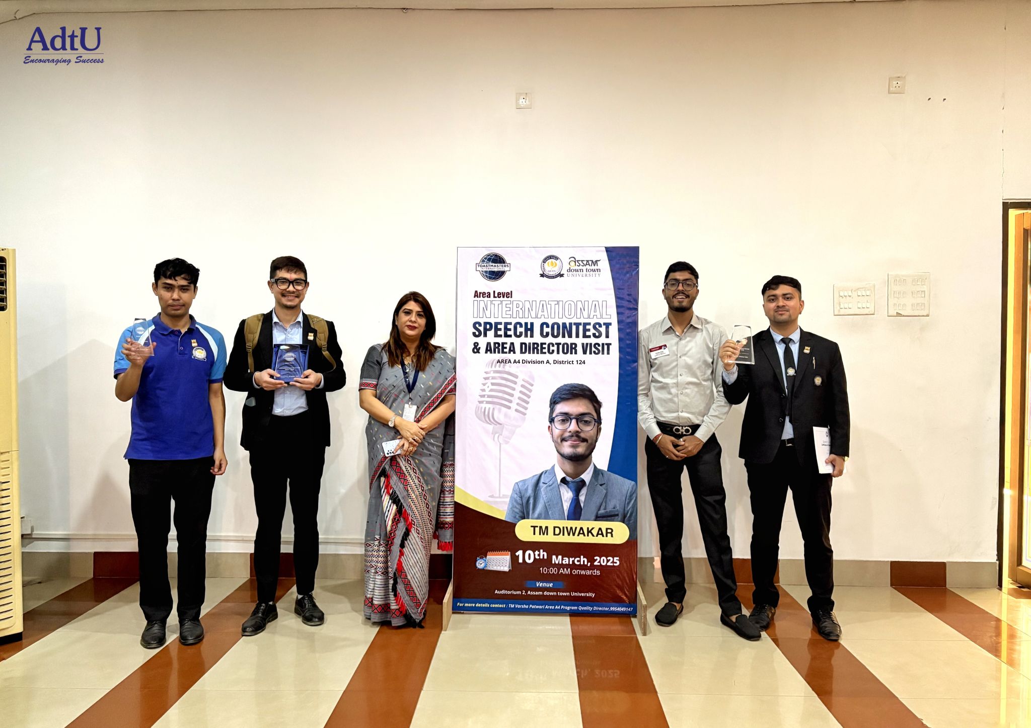 AdtU Hosts Area Level International Speech Contest...