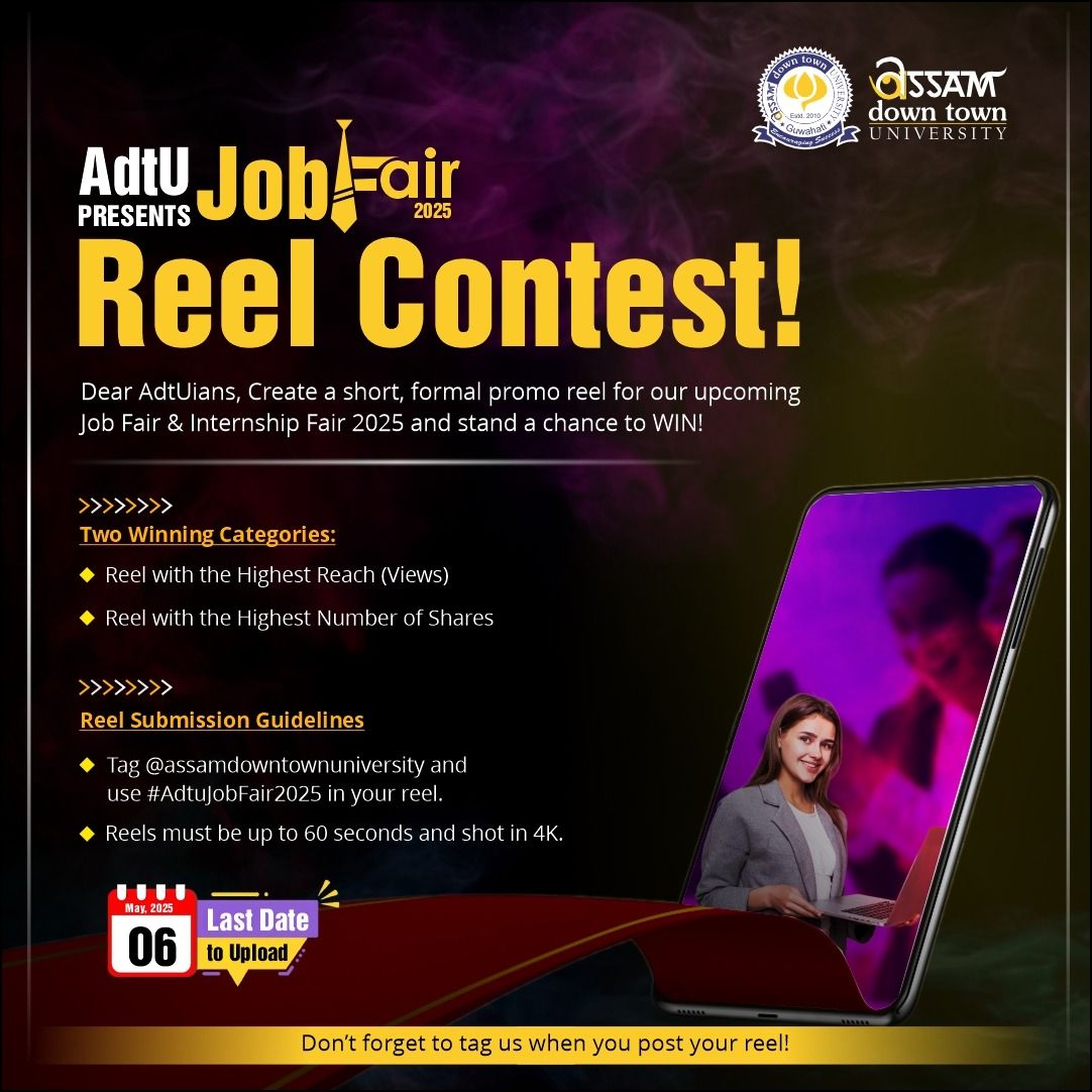 AdtU present Job Fair 2025 Reel Contest for Studen...