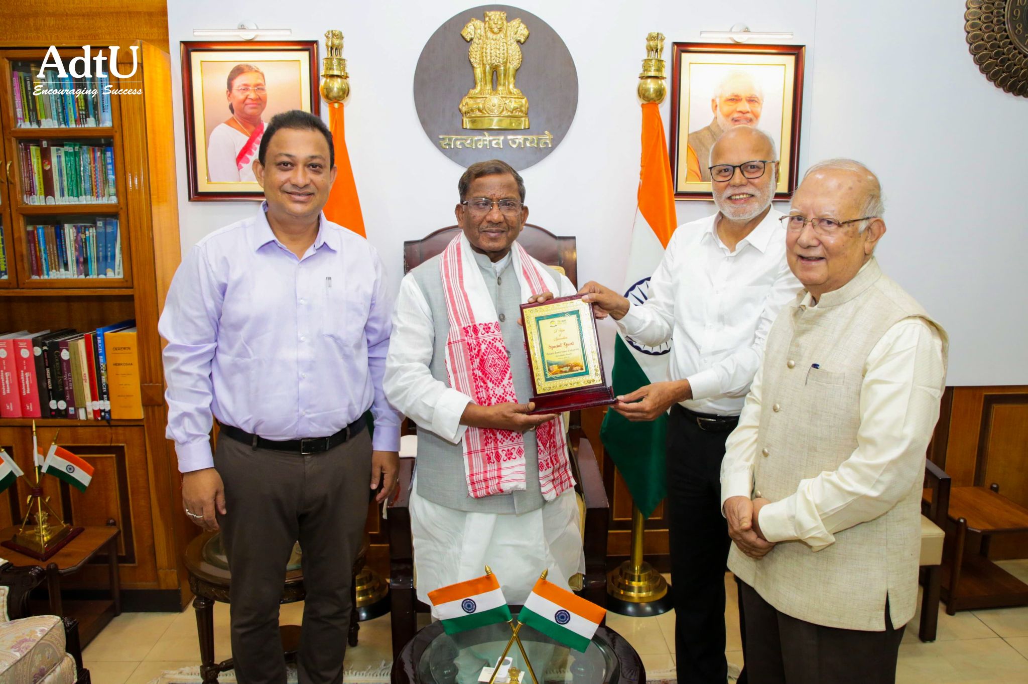 AdtU Leadership Meets Assam Governor to Share Mile...