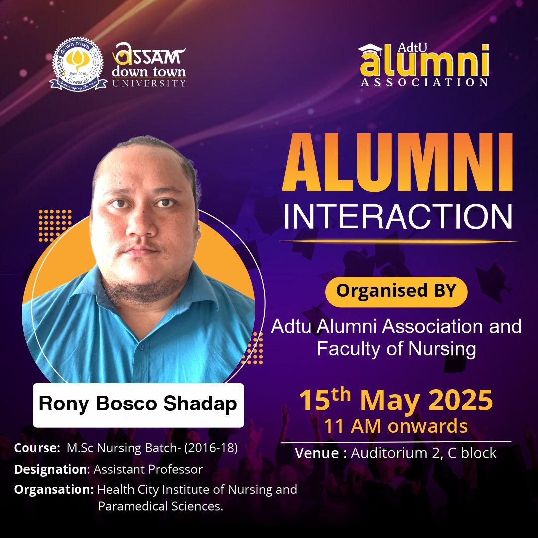 AdtU hosts alumni talk with M.Sc Nursing alumnus R...