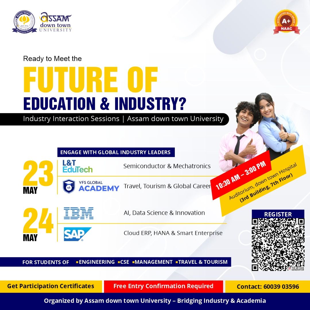 AdtU Hosts Industry Interaction Sessions on May 23...
