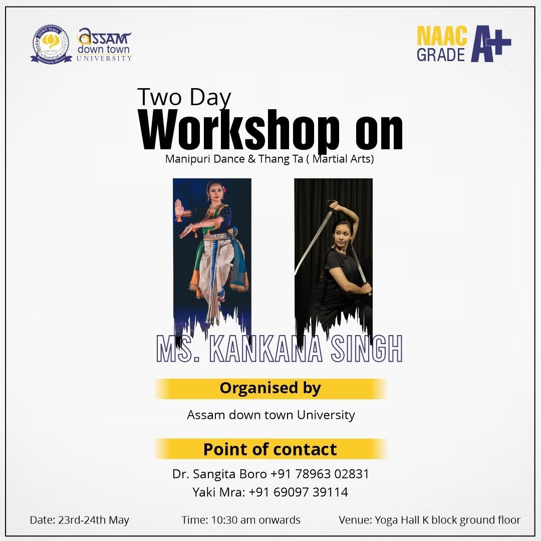 AdtU Hosts Two-Day Workshop on Manipuri Dance and ...
