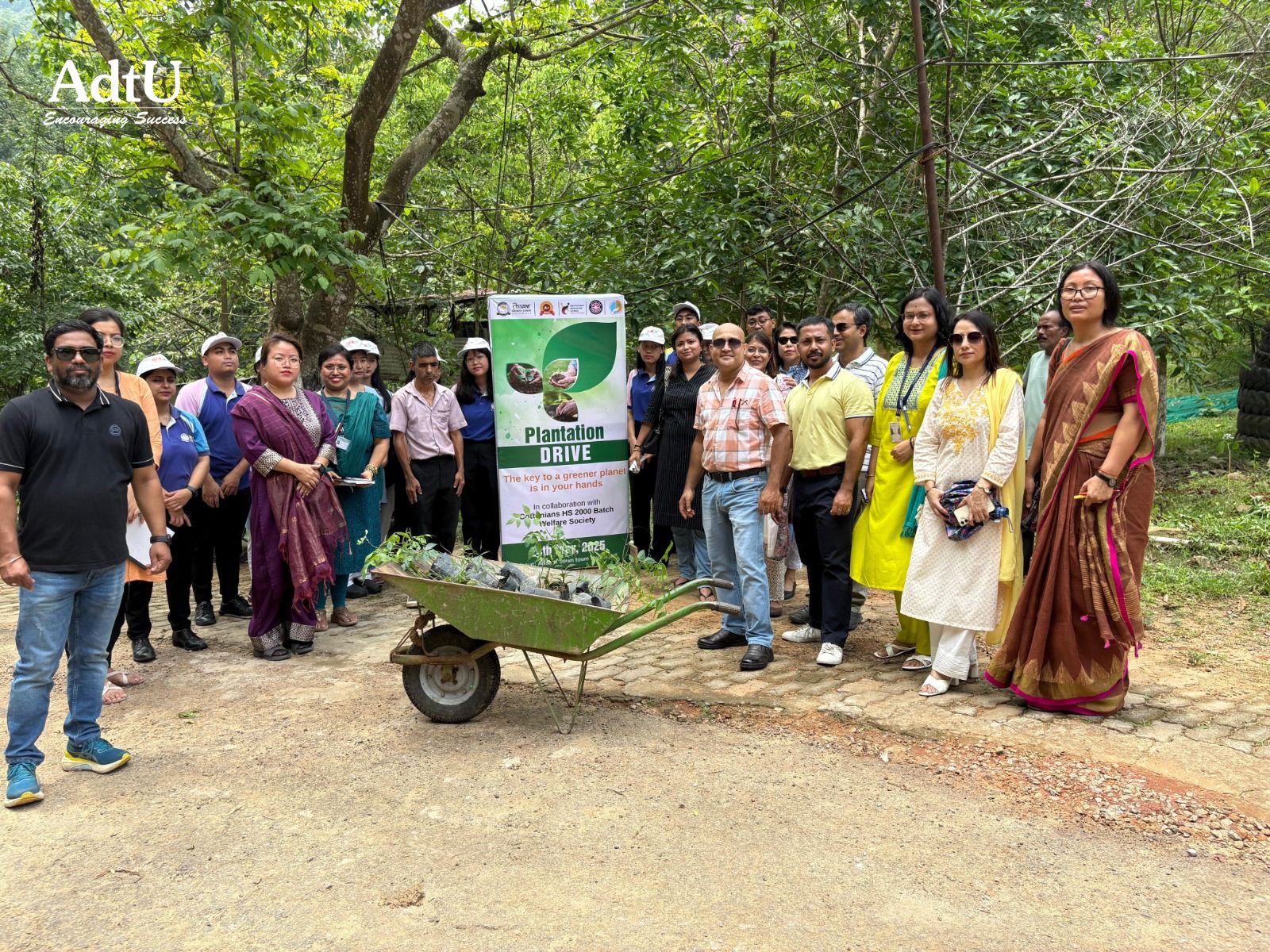 AdtU Hosts Plantation Drive with NSS, IIC & Cotton...