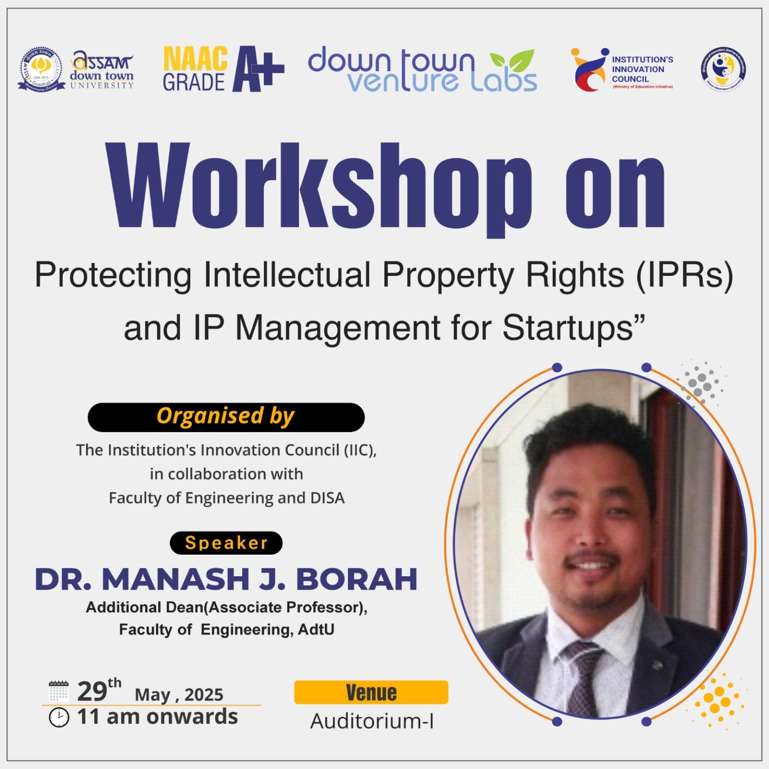 AdtU to Host Workshop on Intellectual Property Rig...