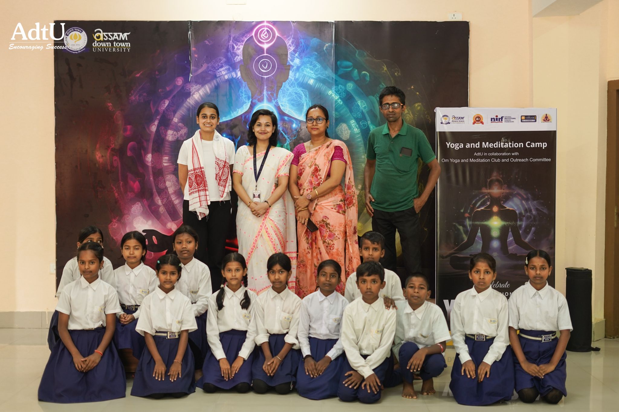 Rajabari LP School Students Embrace Yoga in Specia...
