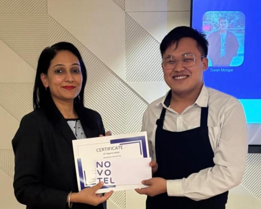 Mr. Suran Monger named Trainee of the Month for Ma...