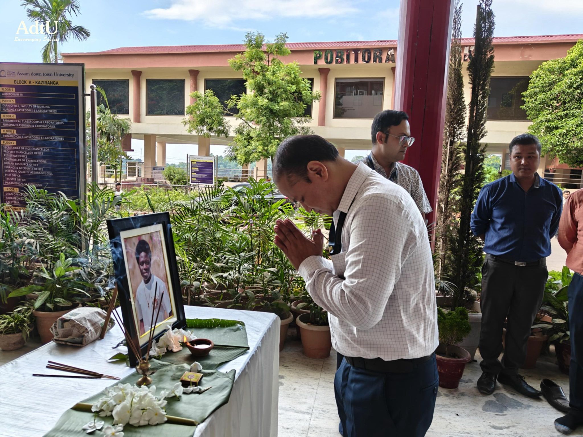 AdtU mourns the untimely demise of BBA student Nat...