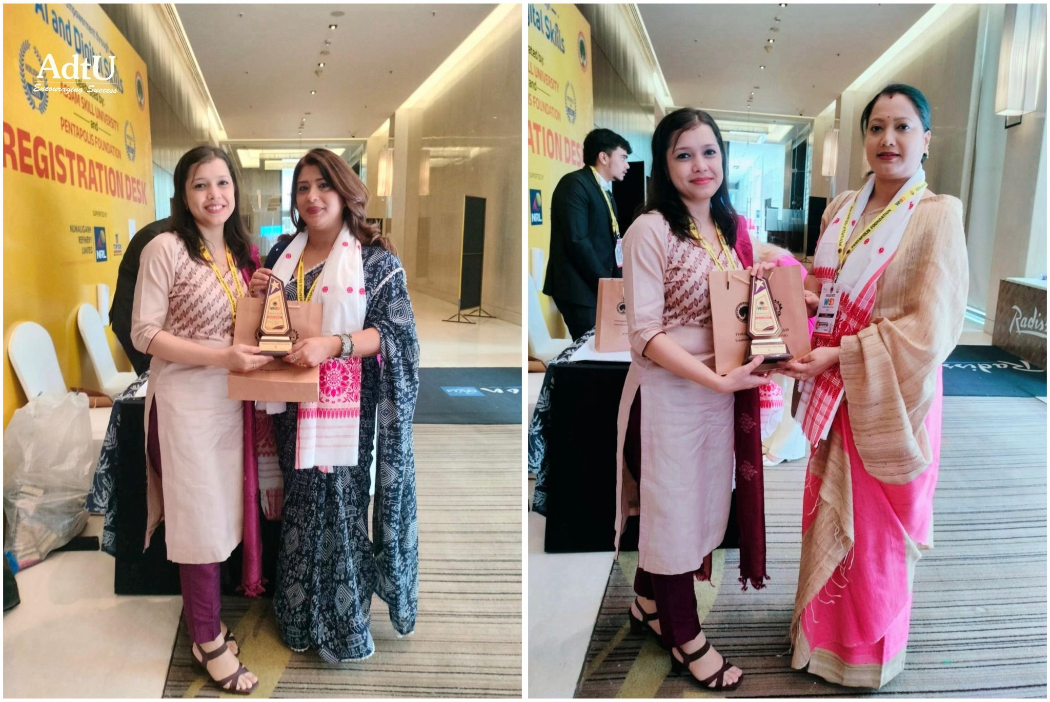 Dr. Rimjhim Baruah Borah and Ms. Varsha Patwari ho...