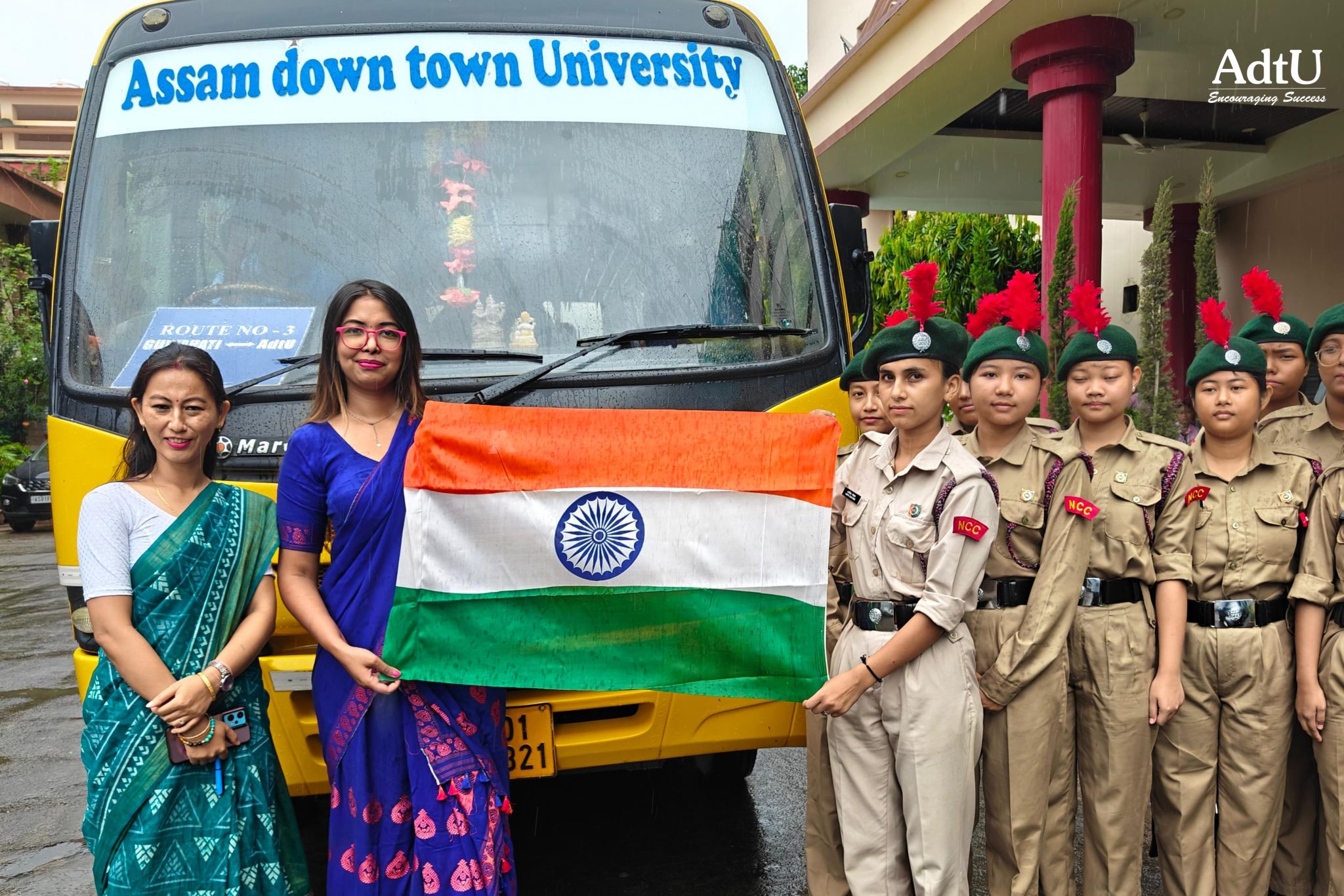 NCC cadets actively participate in Har Ghar Tirang...