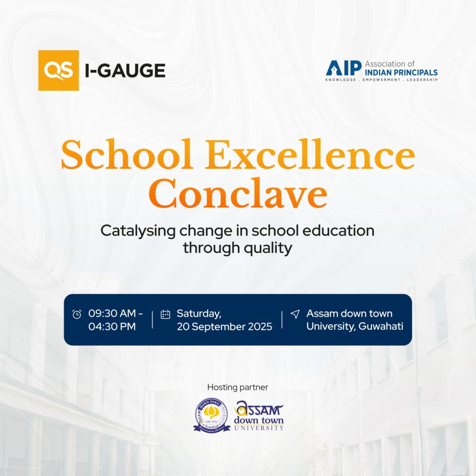 QS I-GAUGE & AIP to Host School Excellence Conclav...