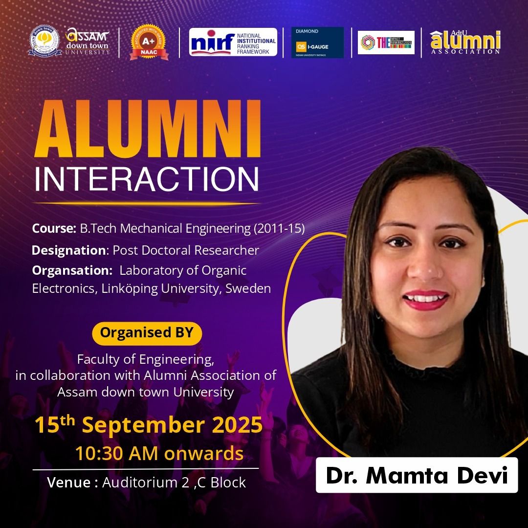Distinguished Alumna Dr. Mamta Devi to Speak at Sp...