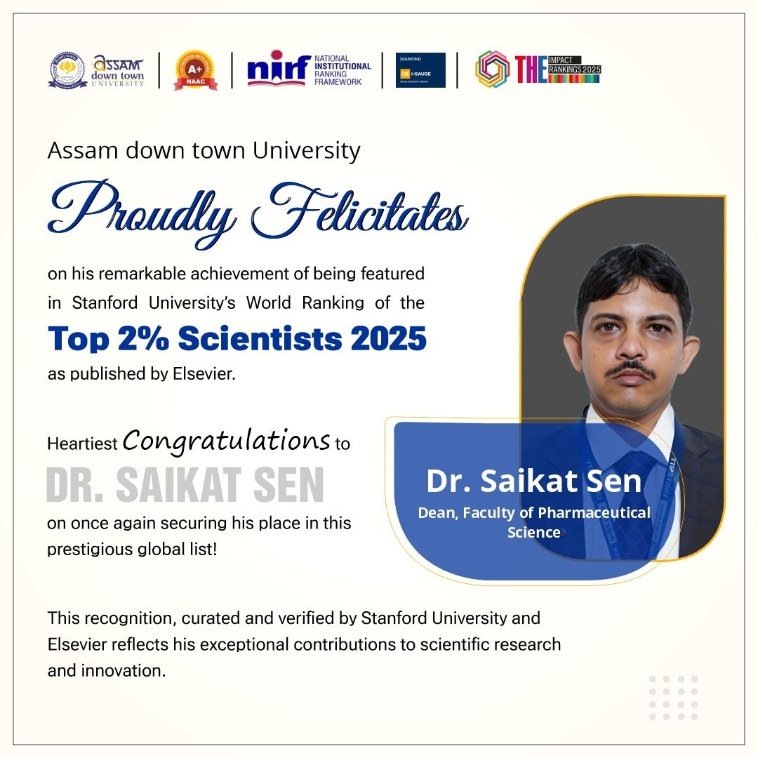 Dr. Saikat Sen, Dean, Faculty of Pharmaceutical Sc...