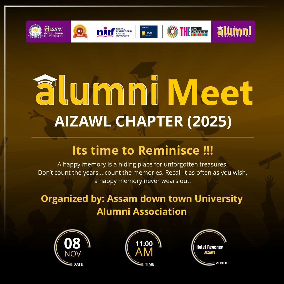 Alumni Meet Aizawl Chapter on 8th November to brin...