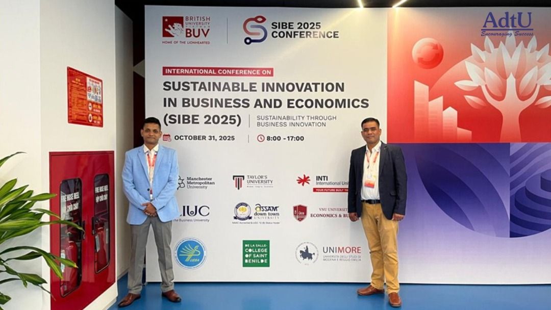 Faculty Members Represent India at Global Conferen...