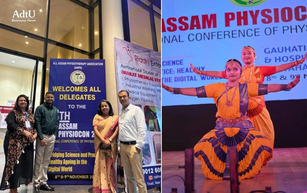 AdtU Physiotherapy Students Shine at 8th Assam Phy...