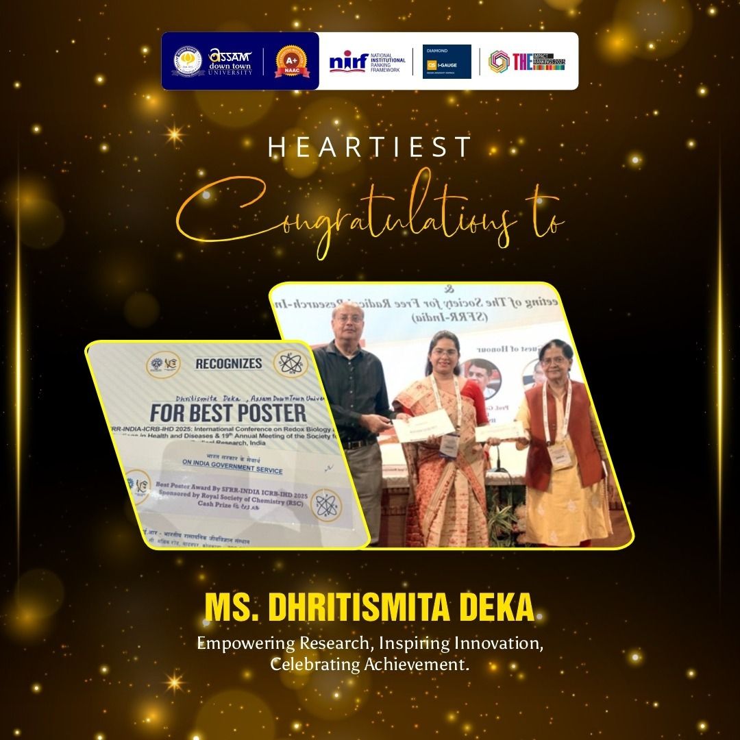 Best Poster Award Secured at International Redox B...