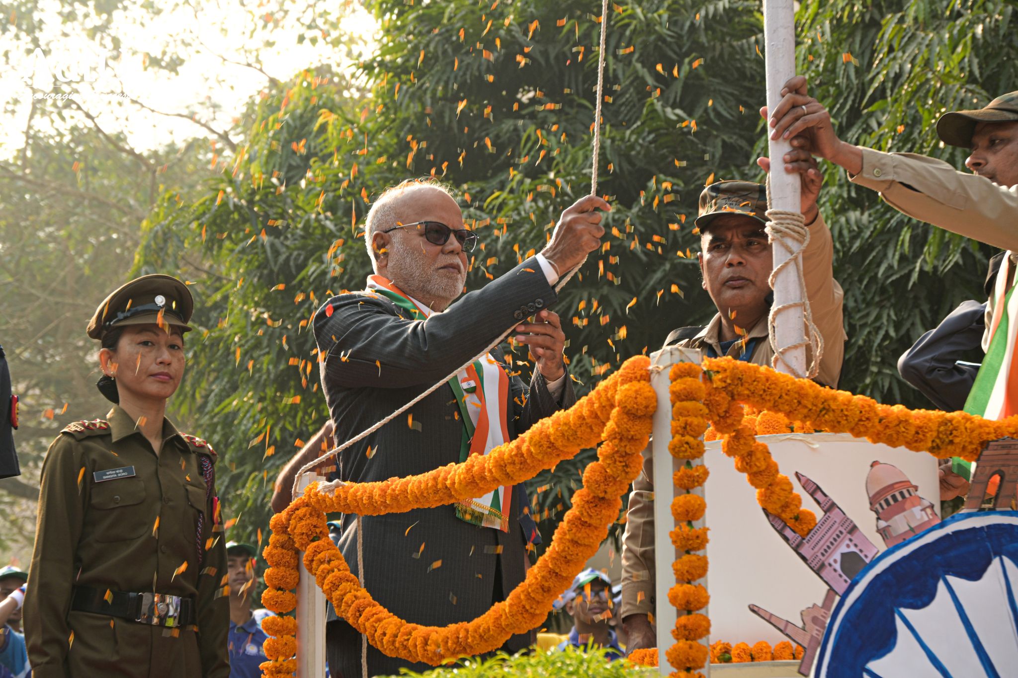 77th Republic Day Celebrated with Patriotic Fervou...