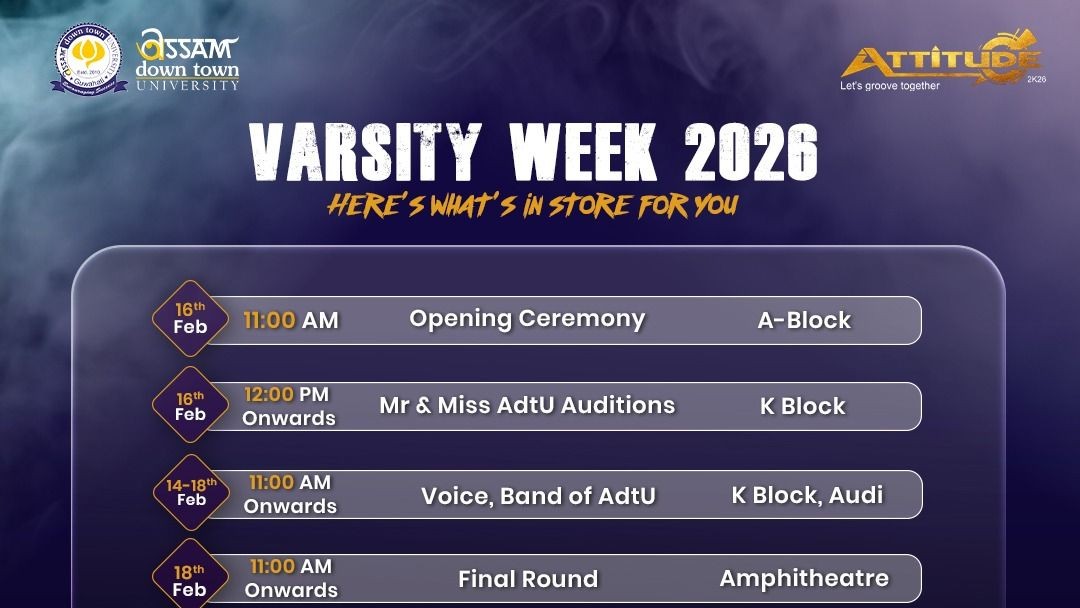 AdtU Gears Up for Varsity Week 2026: Four Explosiv...
