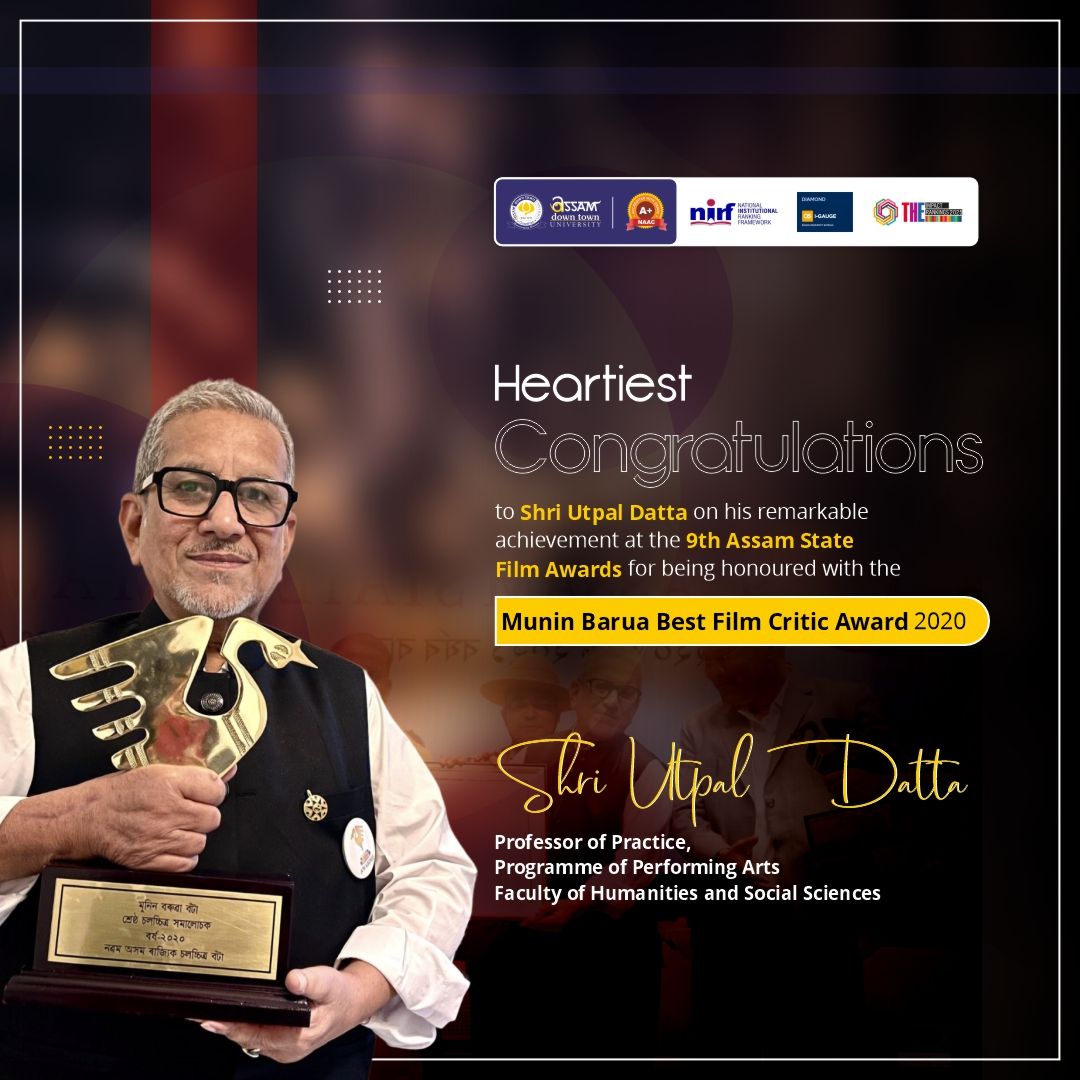 Mr. Utpal Datta Honoured with Munin Baruah Best Fi...