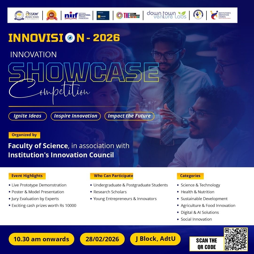 INNOVISION–2026: Innovation Showcase with Rs10,0...