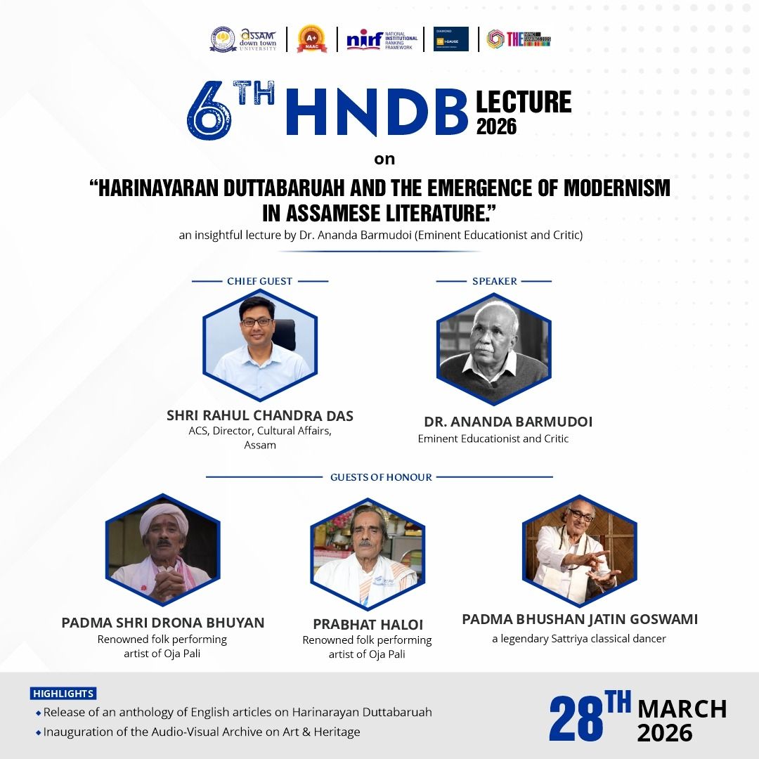 6th HNDB Lecture 2026 to Celebrate Assamese Litera...