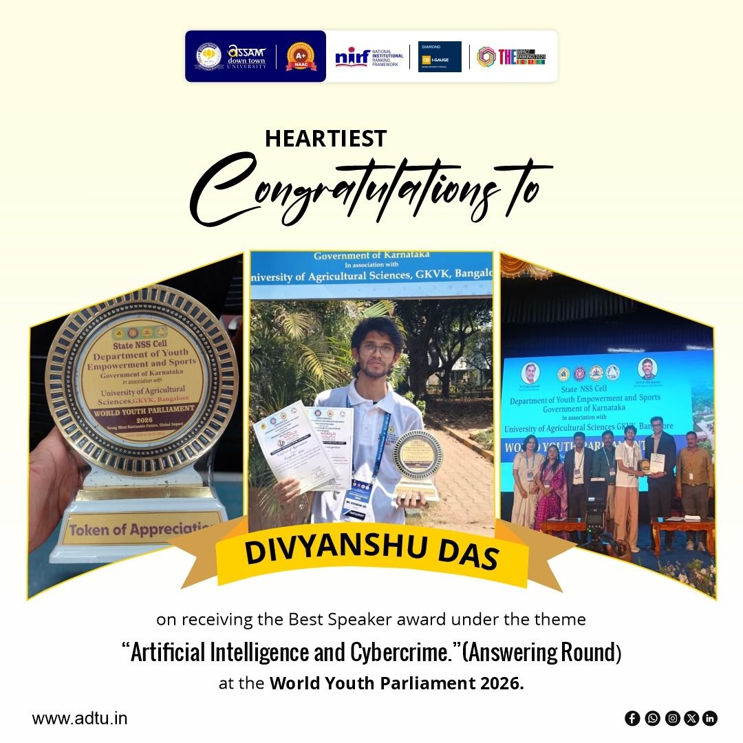 Heartiest congratulations to Divyanshu Das for win...