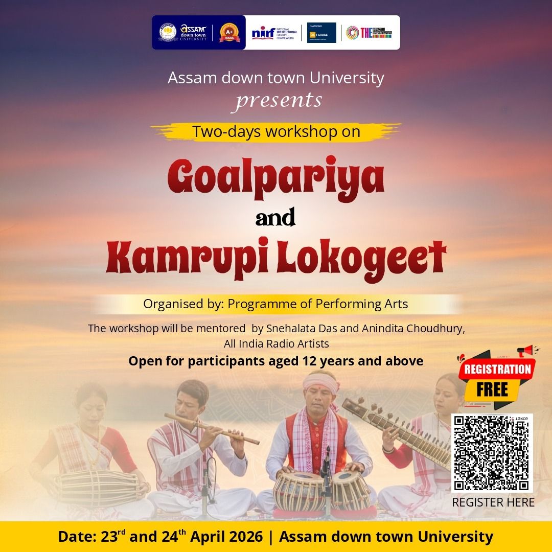 Workshop to Celebrate Assam’s Folk Music Traditi...