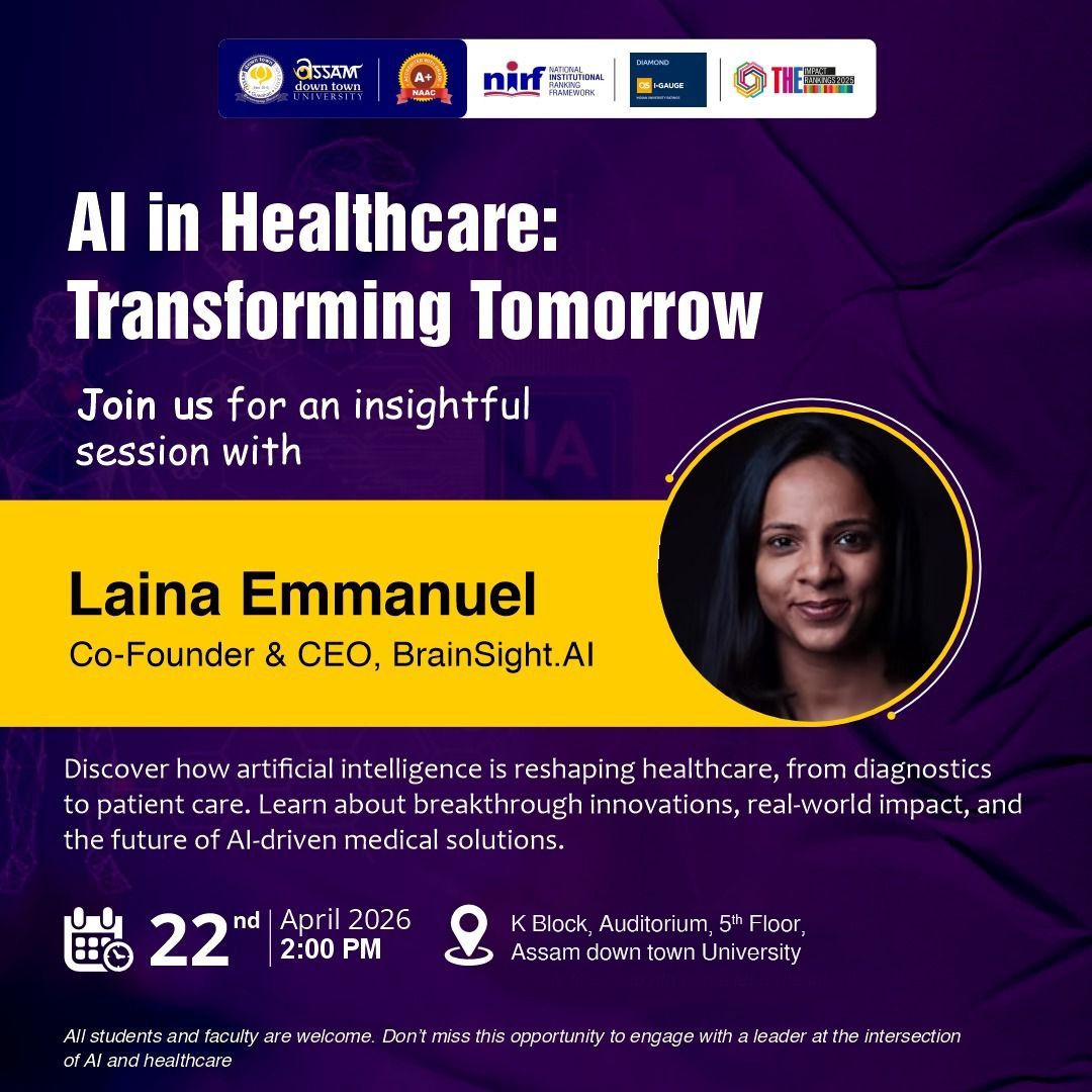AI in Healthcare session with Laina Emmanuel of Br...
