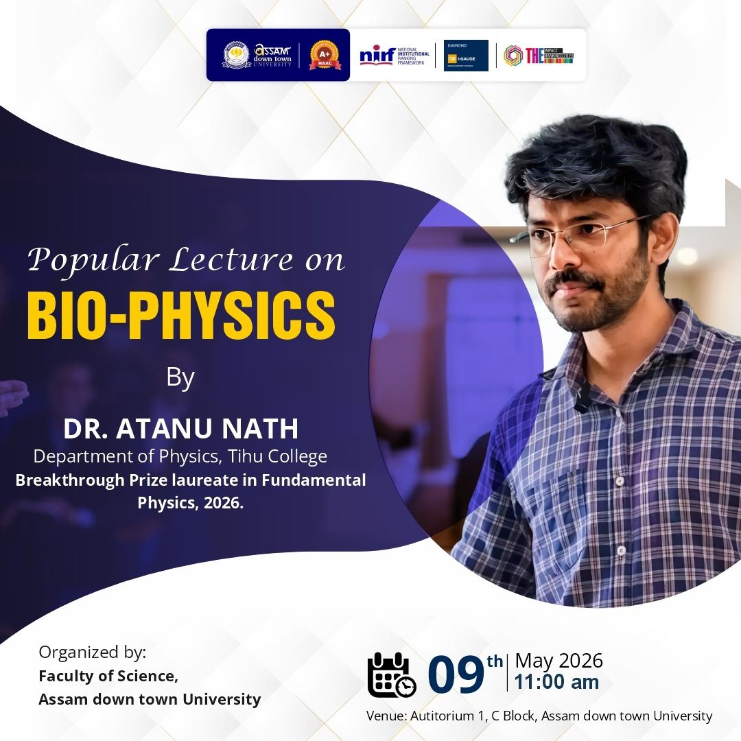 Dr. Atanu Nath to speak on Bio-Physics at special ...