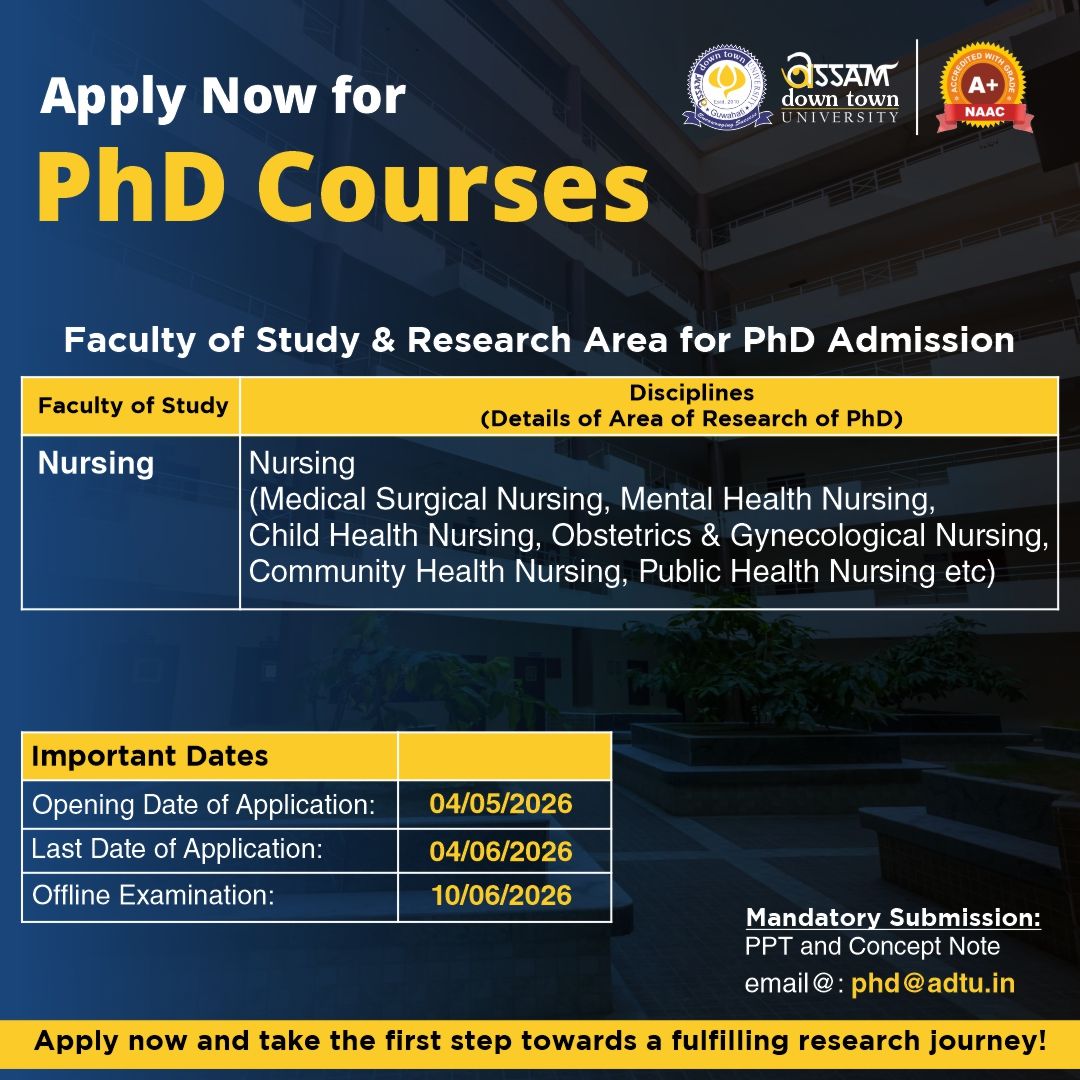 Applications open for PhD in Nursing across six sp...