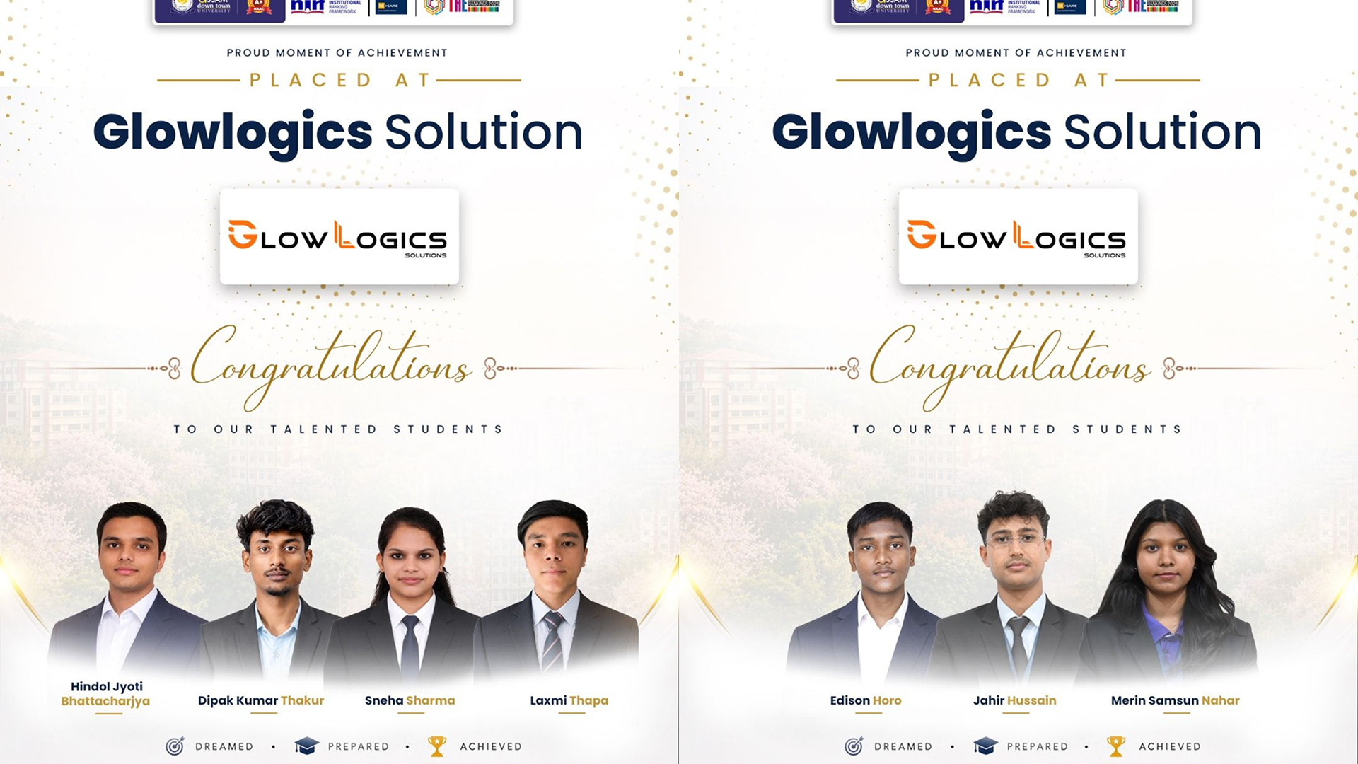 Seven Aspiring Professionals Secure Plac...