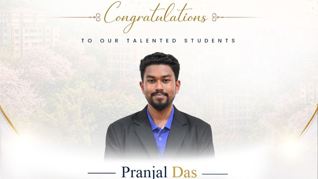 Pranjal Das Secures Placement at MyCaptain, Turnin...