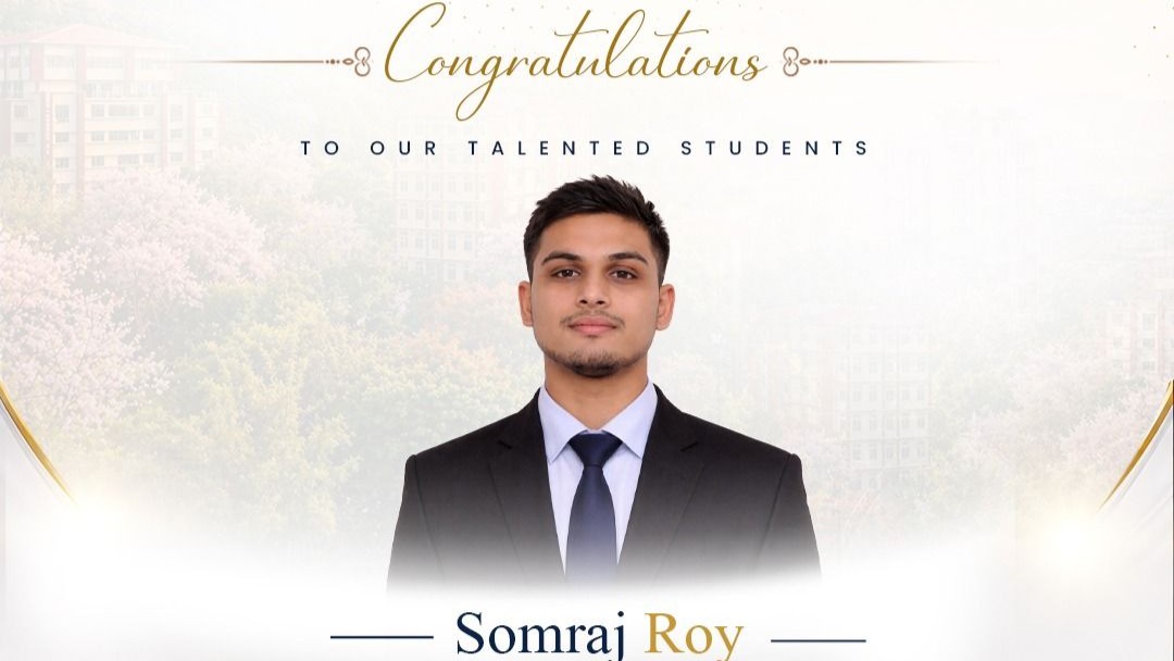 Somraj Roy Achieves Placement at Consultadd Public...