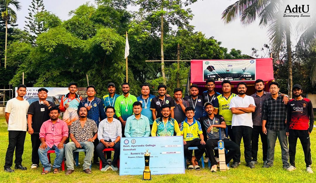 AdtU Emerges Runner-Up in All Assam Inter-College/...