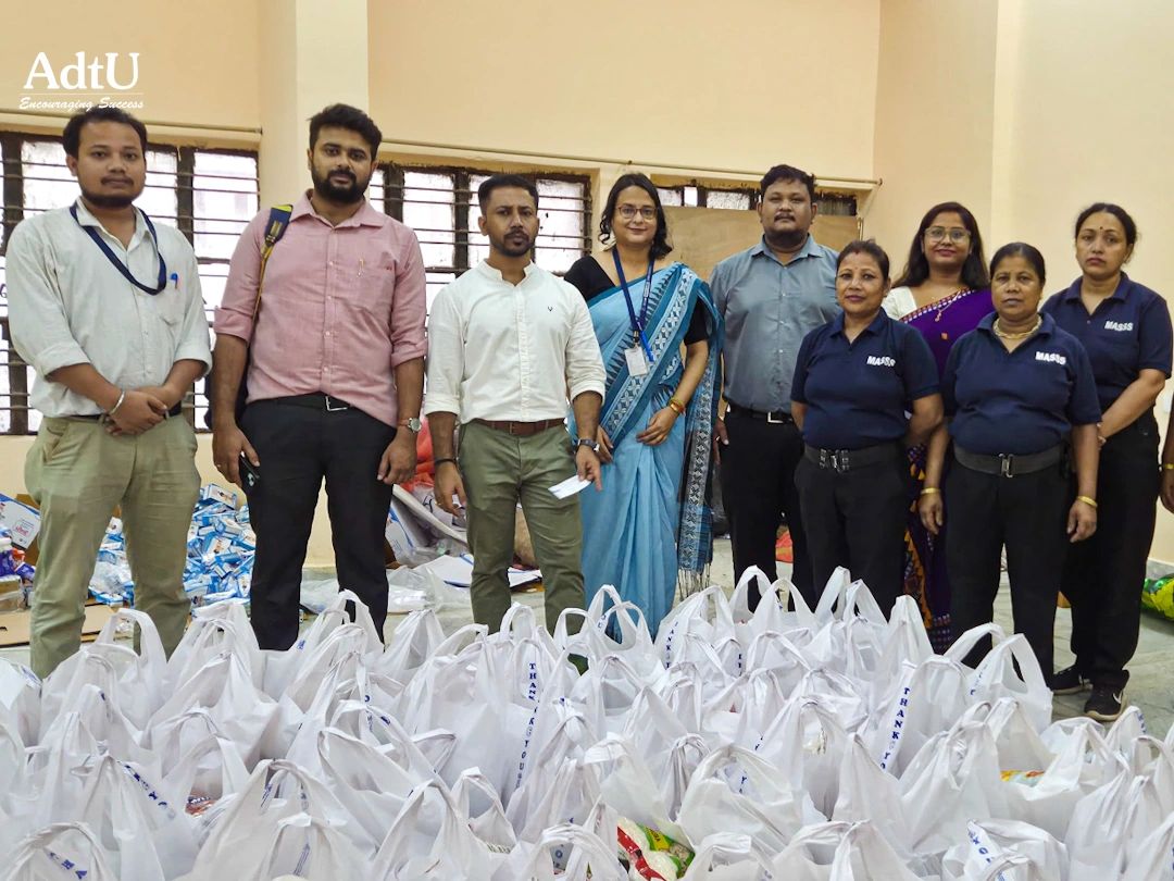 Together for Assam: Relief Materials Packed with C...