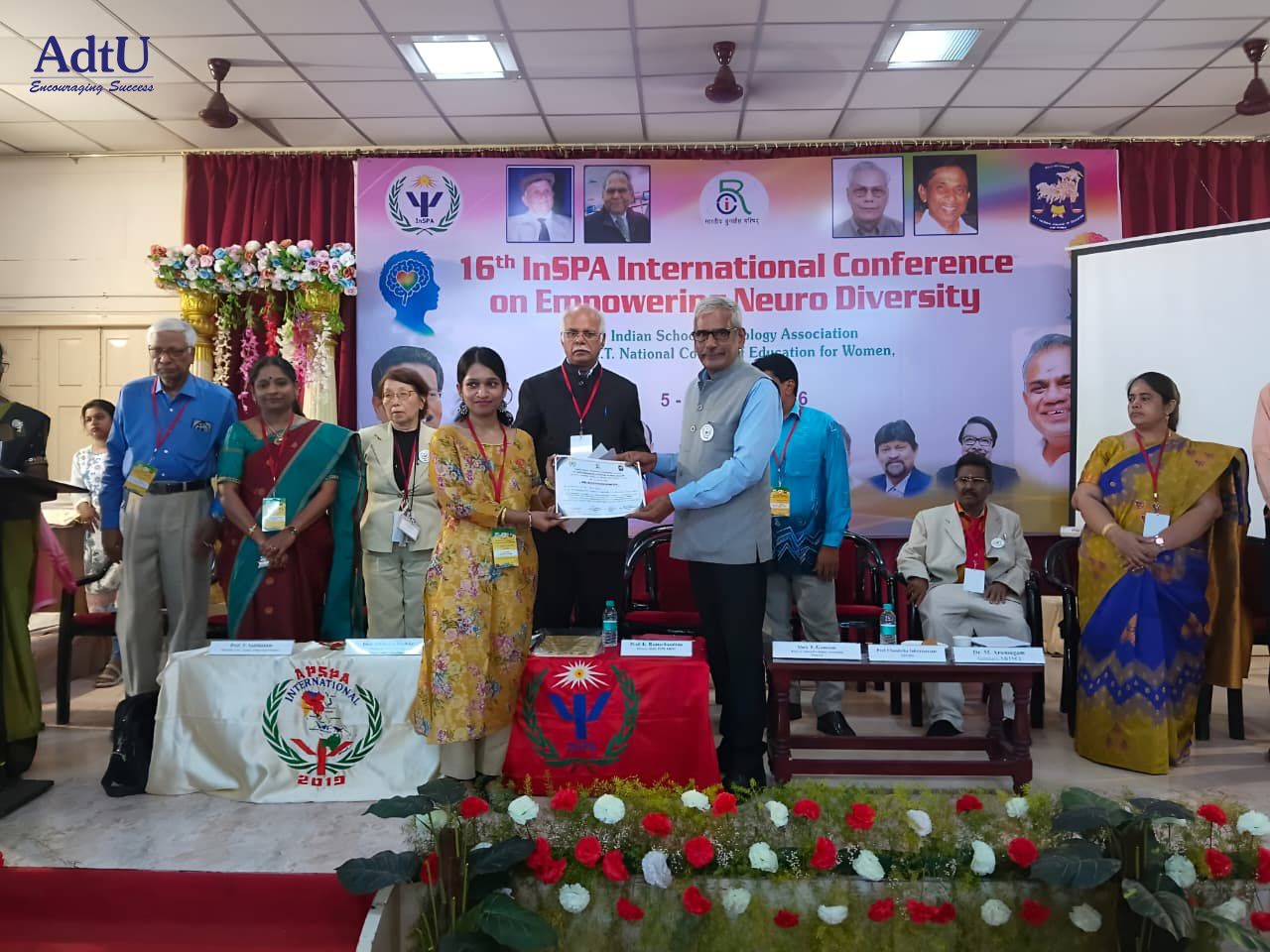 AdtU Congratulates Dr. Tatini Ghosh and Ms. Antara...